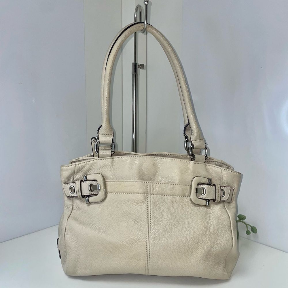 Tignanello Cream Shoulder Bag